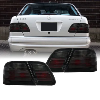 Amazon.com: USR DEPO 96-02 W210 E-Class UPGRADE Stock Replacement EURO All  Smoked Rear Tail Lamps (Left + Right) Compatible with 1996-2002 Mercedes  Benz W210 E Class (Smoke Lens, Plug and Play, 4