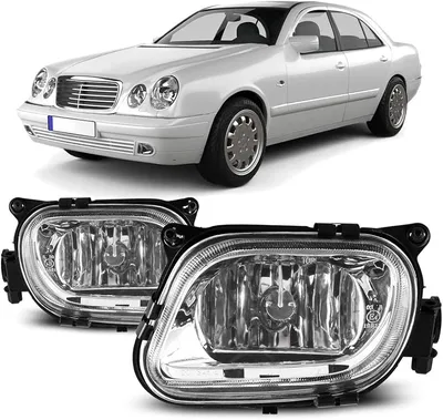 2000-2002 Chrome Headlights For Mercedes Benz W210 E Class E320 E430 E55  AMG | eBay