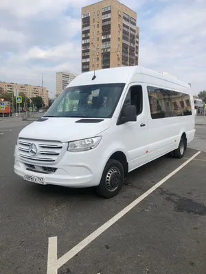 Аренда микроавтобуса Мерседес Спринтер 907 люкс 18 мест (2022 г.) -  Пассажирские перевозки в Москве
