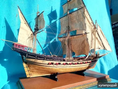 Модель парусного корабля \"Soleil Royal\", 74 см купить по цене 31 400 р.,  артикул: TS-0011-W-60 в интернет-магазине Kitana