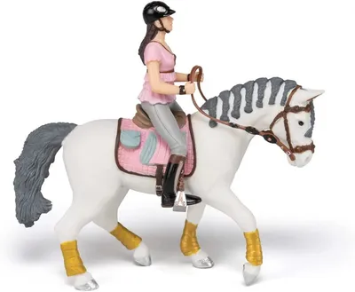 Нарядная наездница на лошади набор фигурок Papo 52006-51525 — купить в  фирменном магазине Papo