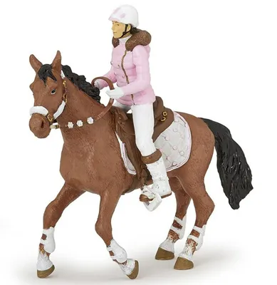 Наездница-ковбой + аксессуары для лошади sch42487 от Schleich за 6 170 руб.  Купить в официальном магазине Schleich