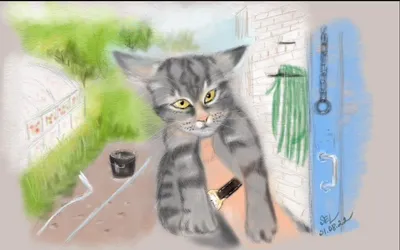 Рисунки кошек » maket.LaserBiz.ru - Макеты для лазерной резки