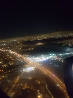 Сияющий Владивосток с борта самолёта