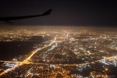 Night flight Sochi-Moscow (4K) - YouTube