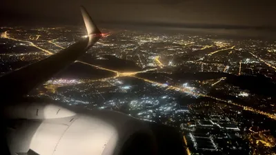 Москва ночью с самолета (12 фото) - фото - картинки и рисунки: скачать  бесплатно