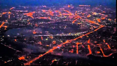 Красивое: виды ночной Москвы с самолёта | Блог авиационного фотографа | Дзен