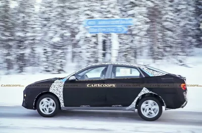 В Сети появились шпионские фото Hyundai Solaris нового поколения :: Autonews