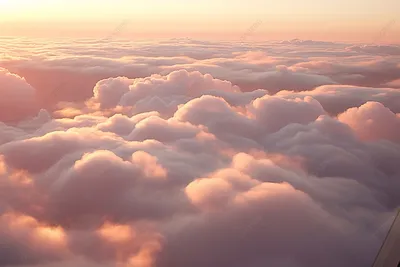 Рисунок самолет в облаках - 54 фото