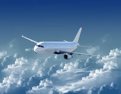 Самолет на облаках стоковое фото. изображение насчитывающей путешествие -  127661802
