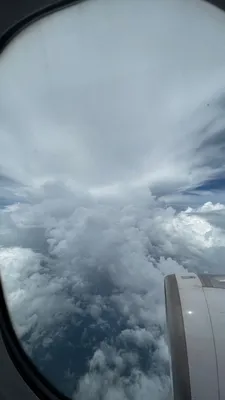 Фотообои - Самолет в облаках. Артикул 10007993.