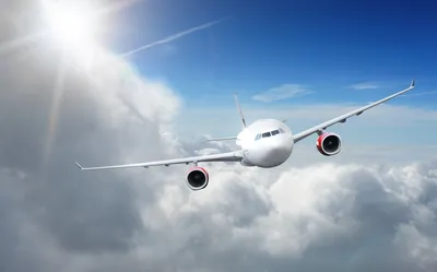 Облака и небо через окно самолета :: Стоковая фотография :: Pixel-Shot  Studio
