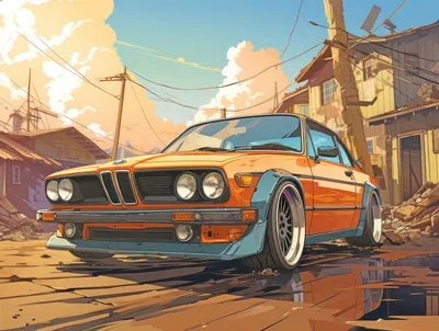 Постер BMW art №669 на стену купить от 290 рублей в арт-галерее DasArt