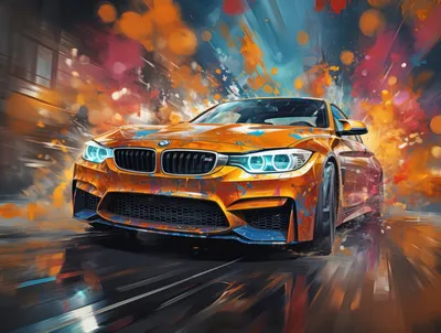 Постер BMW art №81 на стену купить от 290 рублей в арт-галерее DasArt