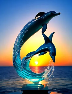 Фотообои Мир дельфинов купить в Москве, Арт. 17-2479 в интернет-магазине,  цены в Мастерфресок