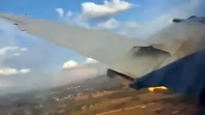 Шокирующие кадры из падающего самолета: пассажир заснял авиакатастрофу в  ЮАР - 18.07.2018, Sputnik Армения