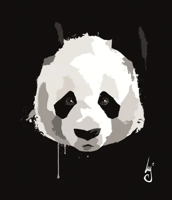 Злая панда арт (67 фото) » идеи рисунков для срисовки и картинки в стиле  арт - АРТ.КАРТИНКОФ.КЛАБ