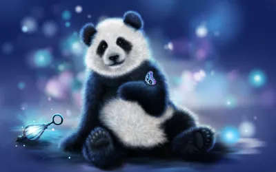 Силиконовый чехол для iPhone 5C с принтом «Большеглазая панда» — купить в  интернет-магазине Case Place