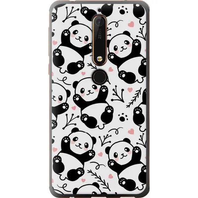 Силиконовый чехол для iPhone 6 с принтом «Большеглазая панда» — купить в  интернет-магазине Case Place