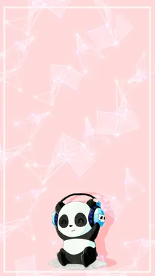 freetoedit #panda #фон #панды #панда #пандочка #розовый #pink #background |  Pink wallpaper, Wallpaper, Poster