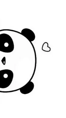 Милые панды рисунки для срисовки - 42 фото