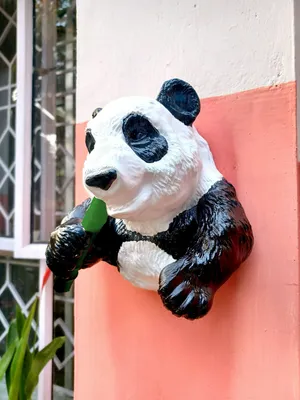 Панда с бамбуком - красивые фото