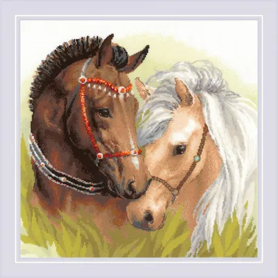 Картина по номерам Пара лошадей, Babylon, VK211 - описание, отзывы, продажа  | CultMall