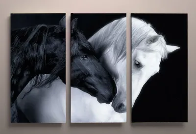 Картина \"Пара лошадей в горах\" | Интернет-магазин картин \"АртФактор\"