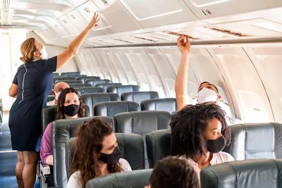Фото пассажиров в самолете 