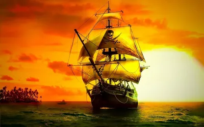 битва двух пиратских кораблей в штормовом море с пушечным огнем и дымом  Иллюстрация штока - иллюстрации насчитывающей корабль, морск: 274129478