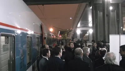 500-й рейс Москва–Берлин–Париж торжественно ушел с Белорусского вокзала