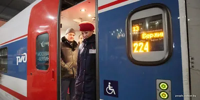 Первый регулярный рейс скоростного поезда «Стриж» Москва-Берлин 17.12.2016.  — ТехФото
