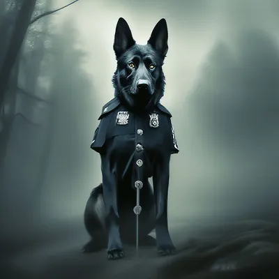 Профессиональный намордник для полицейских собак «Police Service» - M1