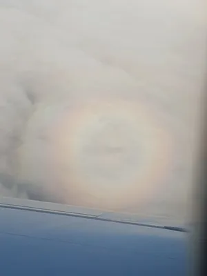 Фото радуги с самолета фотографии
