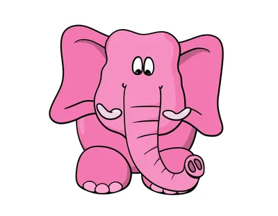 3d персонаж слона в розовом, 3d животное, 3д мультфильм, 3d персонаж фон  картинки и Фото для бесплатной загрузки