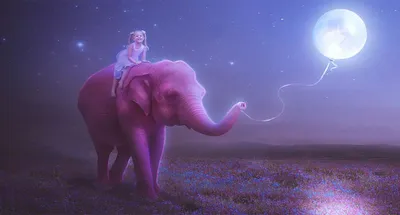 Слон Livingstonâ€™s розовый Редакционное Изображение - изображение  насчитывающей слоны, обочина: 110477780