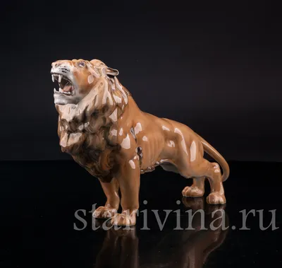 Рычащий лев 3D модель - Скачать Животные на 3DModels.org