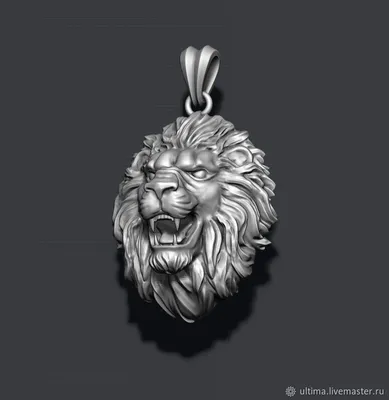 Рычащий лев 3D модель - Скачать Животные на 3DModels.org