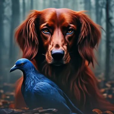 портрет рыжей собаки Stock Photo | Adobe Stock