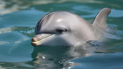 Фотообои Дельфин под водой на стену. Купить фотообои Дельфин под водой в  интернет-магазине WallArt