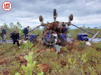 Фото с места крушения самолета L-410 в Татарстане появилось в сети - KP.RU