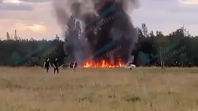 Опубликовано видео с места падения самолета под Волгоградом