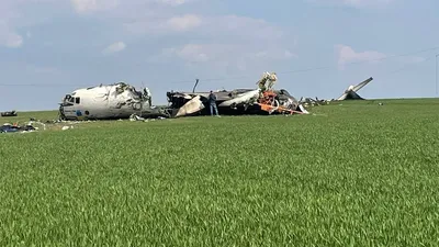 Близ Токмока разбился самолет: Инструктора забрали в Нацгоспиталь