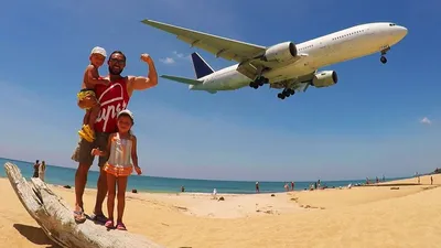 Thailand # 6 BEACH WITH AIRCRAFT Maikhao - YouTube