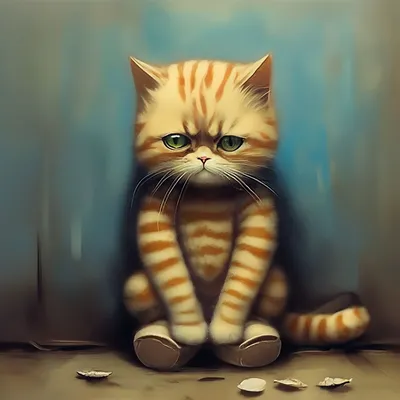 Самый грустный кот на свете или история со счастливым концом