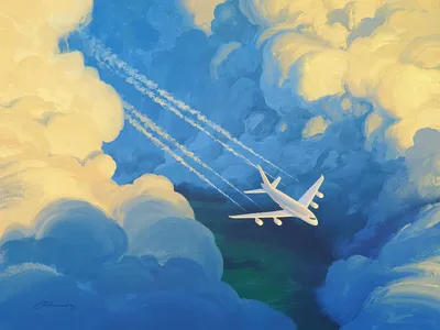 Обои самолет, небо, облака картинки на рабочий стол, фото скачать бесплатно