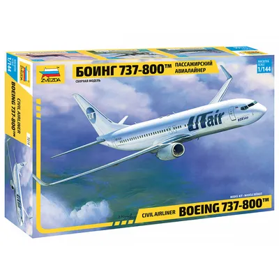 Модель самолета Арсенал RA7380005 Boeing 737-800 Аэрофлот 1:100