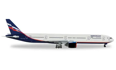 Купить сборную модель самолета Boeing 777-200, масштаб 1:300 (Моделист)