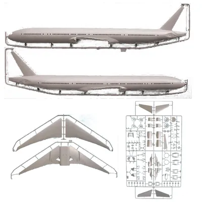 Самолет Welly Boeing B777 Белый AV98836ST-W купить по цене 699 ₽ в  интернет-магазине Детский мир