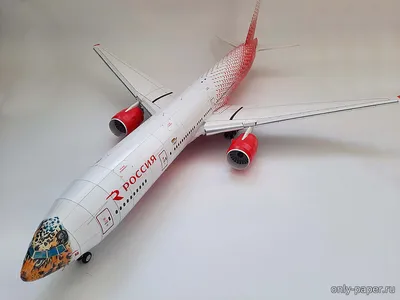 Модель самолета Боинг 777-300 - Моделлмикс модели в масштабе